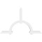 Ekena Millwork Ericson Architectural Grade PVC Gable Bracket, 72"W x 45"H x 4"D x 4"F, 15/12 Pitch GBP072X45X0404ERI00 - alternate 5